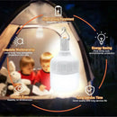 Luminária LED recarregável USB 60W – luz de emergência para camping e atividades ao ar livre