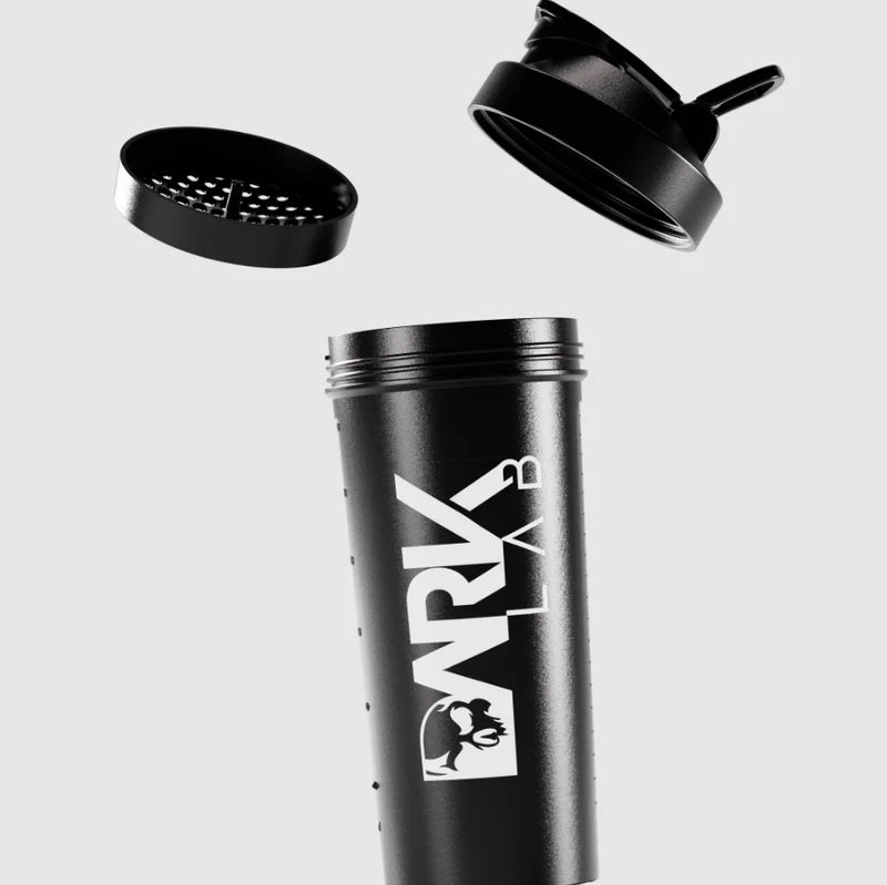 Coqueteleira Shaker Esportivo Dark Lab 700ml com Rede e Medidor