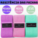 Kit Faixas Elásticas Fitness