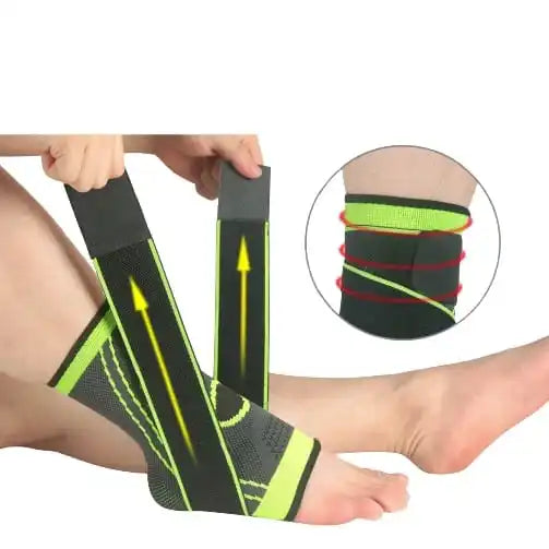 Tornozeleira Ortopédica de Compressão Ajustável