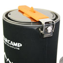 Sistema de cozinha Starcamp 1800ml – fogareiro rápido com panela para camping e trilhas.