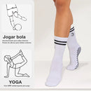 Meias Esportivas Femininas de Algodão Puro – Antiderrapante e Conforto Absoluto