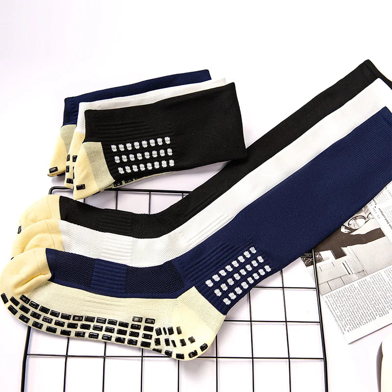 Meias Esportivas Cano Alto Antiderrapantes