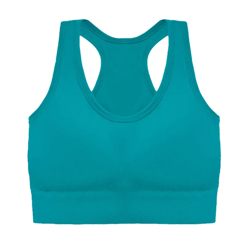 Top Esportivo Feminino Push Up – Sutiã Shockproof Respirável