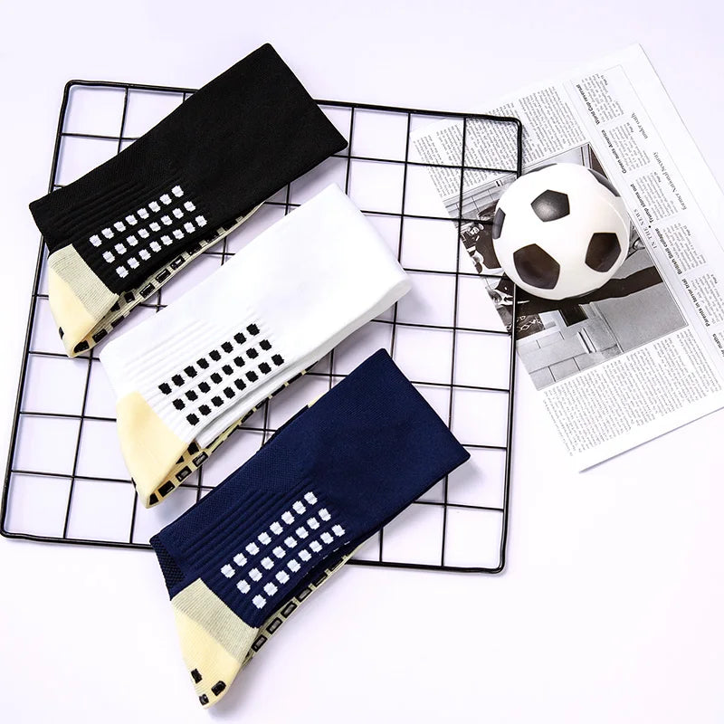 Meias Esportivas Cano Alto Antiderrapantes