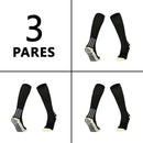 Meias Esportivas Cano Alto Antiderrapantes