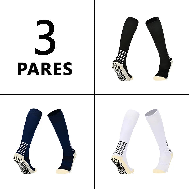 Meias Esportivas Cano Alto Antiderrapantes