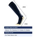 Meias Esportivas Cano Alto Antiderrapantes