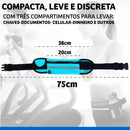 Pochete Esportiva com Porta-Garrafa e Suporte para Celular – Resistente à Água