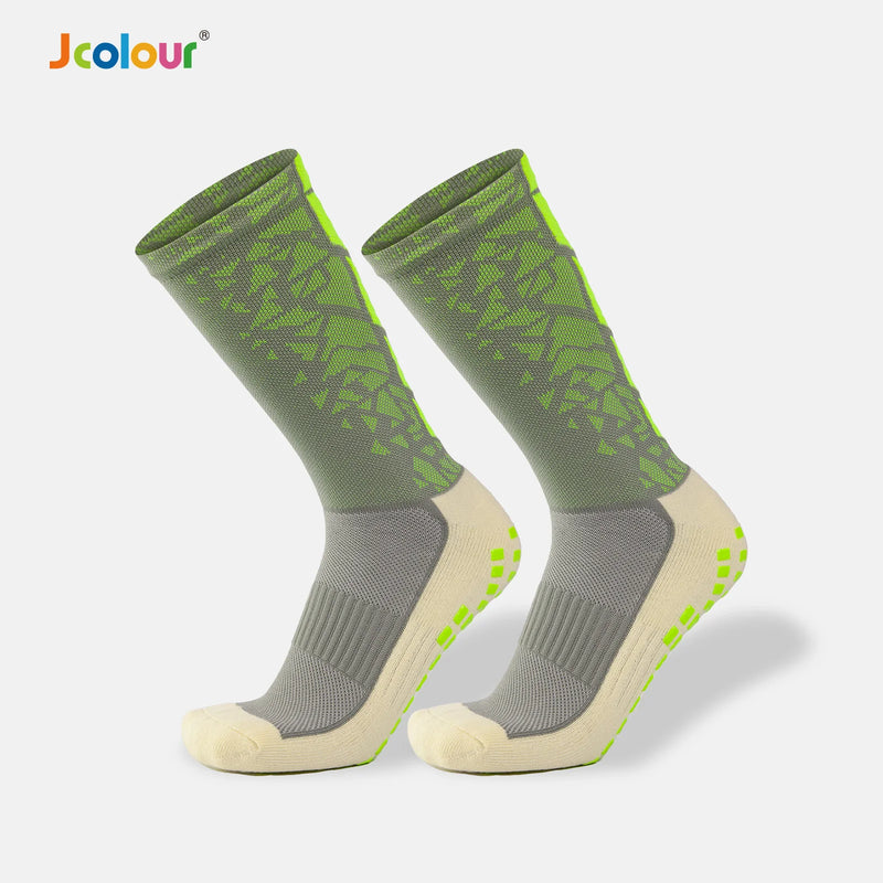 Meia de Compressão Esportiva JColour – Masculina, Longa e Respirável
