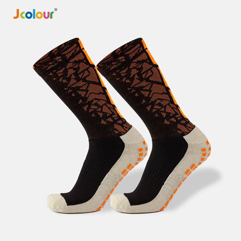 Meia de Compressão Esportiva JColour – Masculina, Longa e Respirável