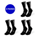 Meias Esportivas Kit 3 Pares